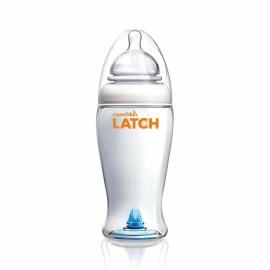 Munchkin MUNCHKIN LATCH,  Dojčenská fľaša s cumlíkom a antikolikovým ventilom, 330ml, od 6m+