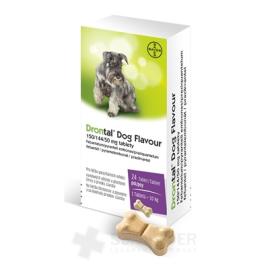 Drontal Dog Flavour 150/144/50 mg tablety