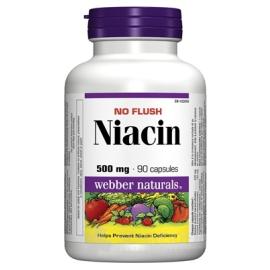 Webber Naturals Niacin 500 mg (non-allergic)