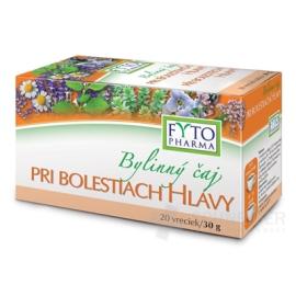 FYTO Bylinný čaj PRI BOLESTIACH HLAVY