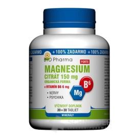 BIO Pharma Magnesium citrát 150mg + Vitamín B6