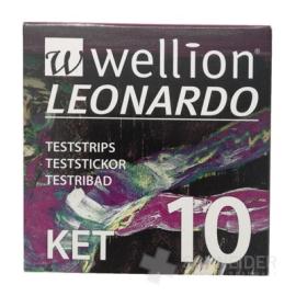 Wellion LEONARDO KET Prúžky testovacie