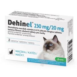 DEHINEL 230 mg / 20 mg for cats