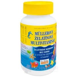 MÜLLEROVE Želatínové MULTIVITAMÍNKY