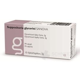 SUPPOSITORIA GLYCERINI SANOVA Extra 3g