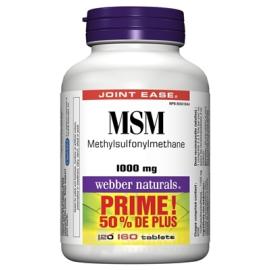 Webber Naturals MSM 1000 mg BONUS