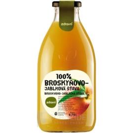 healthy 100% PEACH-APPLE JUICE