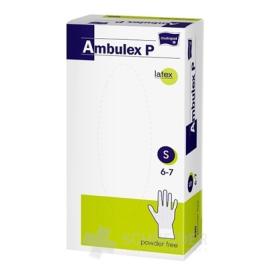 Ambulex P rukavice LATEXOVÉ, potiahnuté polymérom