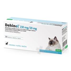 DEHINEL 230 mg / 20 mg for cats