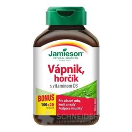 JAMIESON VÁPNIK, HORČÍK S VITAMÍNOM D3