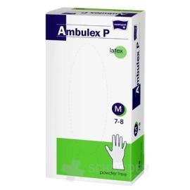 Ambulex P rukavice LATEXOVÉ, potiahnuté polymérom