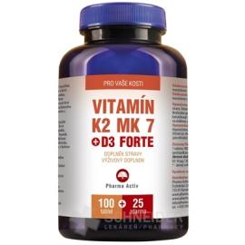 Pharma Activ Vitamín K2 MK 7 + D3 FORTE