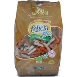 BIO rice pasta Felicia FUSILLI TRICOLORE
