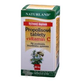 NATURLAND PROPOLIS TABLETS + VITAMIN C