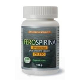 FeroSpirina Spirulina Plus prírodne viazané železo