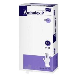 Ambulex P LATEX gloves, coated with polymer