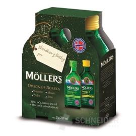 MOLLER´S Omega 3 RYBÍ OLEJ (Citrón + Jablko)