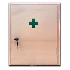 Large wooden first aid kit
