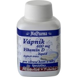 MedPharma VÁPNIK 600 mg + Vitamín D liq.