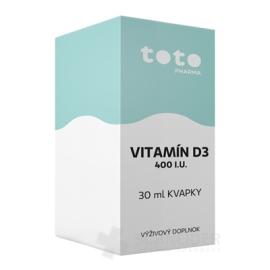 TOTO VITAMÍN D3 400 I.U.