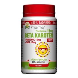 BIO Pharma Beta karotén 15 mg FORTE