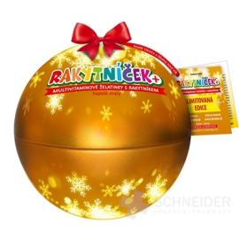 SEA BUCKTHORN + multivitamin gelatins 50 pcs - Christmas ball gold