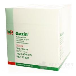 GAZIN KOMPRESY GÁZOVÉ STERILNÉ 10x10 cm