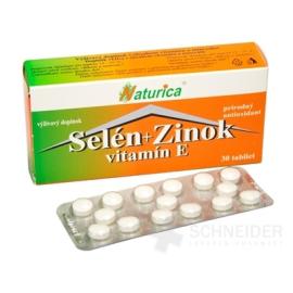 Naturica SELÉN + ZINOK, vitamín E