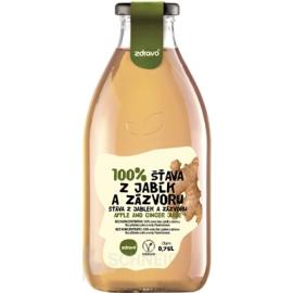 zdravo 100% ŠŤAVA Z JABĹK A ZÁZVORU