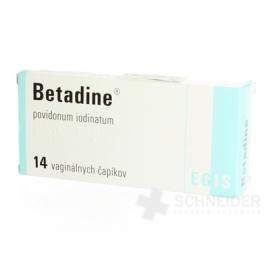 Betadine 200 mg vaginálne čapíky