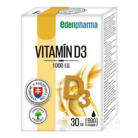 EDENPharma VITAMÍN D3 1000 I.U.