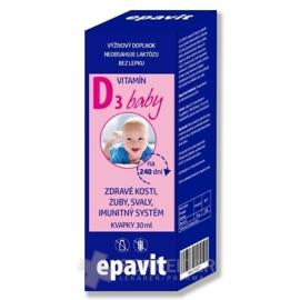 EPAVIT Vitamín D3 baby