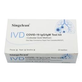 Singclean COVID-19 Rapid IgG/IgM Test
