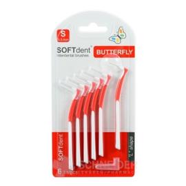 SOFTdent Butterfly S 0,5 mm interdental brushes