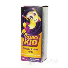 RoboKid Kalciový sirup forte s banánovou príchuťou