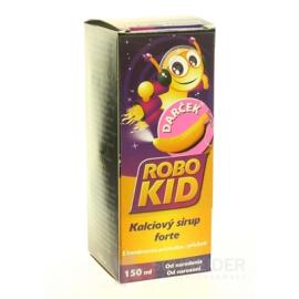 RoboKid Kalciový sirup forte s banánovou príchuťou