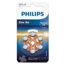 PHILIPS Zinc Air ZA13 batérie