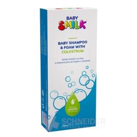 BABYSMILK SHAMPOO AND BATH FOAM WITH COLOSTRUM