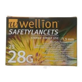 Wellion SAFETYLANCETS 28G - Lanceta bezpečnostná