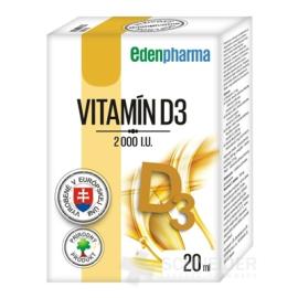 EDENPharma VITAMÍN D3 2000 I.U.