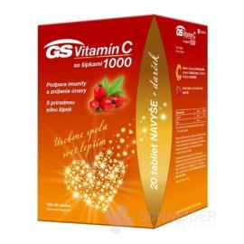 GS Vitamin C1000 + darts tbl. 100 + 20 gift 2021