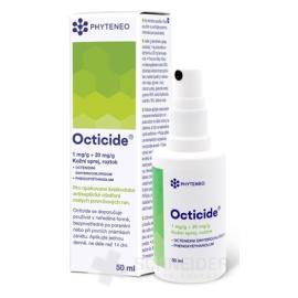 Octicide 1 mg/g + 20 mg/g dermálny roztokový sprej