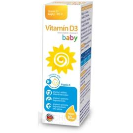 Vitamín D3 baby kvapky 400 IU - Sirowa