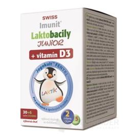 Laktobacily JUNIOR SWISS Imunit + vitamín D3