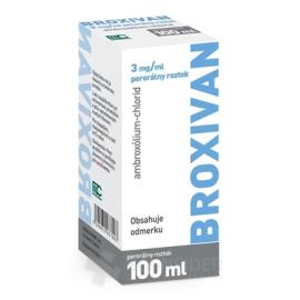 BROXIVAN 3 mg/ml perorálny roztok