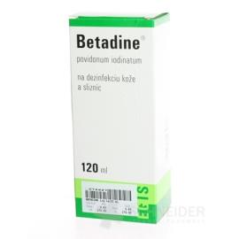 Betadine dezinfekčný roztok 100 mg/ml