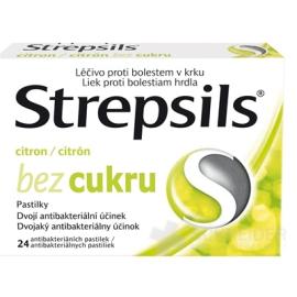 STREPSILS Sugar-free lemon 24 lozenges