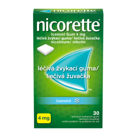 Nicorette® Icemint Gum 4 mg liečivá žuvačka