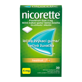 Nicorette® FreshFruit Gum 4 mg medicinal chewing gum