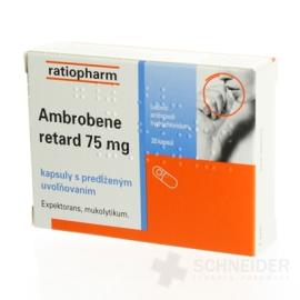 Ambrobene retard 75 mg, 20 kapsúl s predĺženým uvoľňovaním